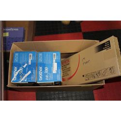 BOX OF TONERS AND OTHER ELECTRONICS