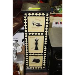 DECORATIVE SPARE ROLL TOILET PAPER HOLDER