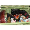 Image 1 : WICKER BASKET W/ CONTENTS