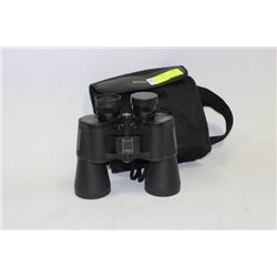 BUSHNELL 10x50 BINOCULARS, IN BAG