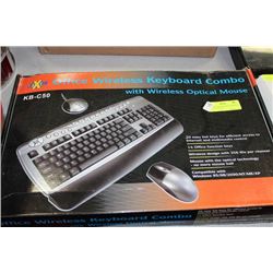 WIRELESS KEYBOARD W/ WIRELESS OPTICAL MOUSE