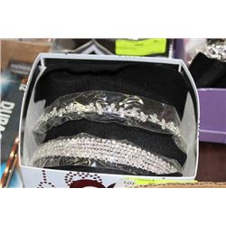 PAIR OF WEDDING HEADBANDS