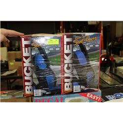 NEW SET OF (2) "RACER SERIES" BUCKET SEAT COVERS
