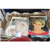 Image 1 : BOX X/ DIANNA COLLECTABLE PLATES AND BOOKS