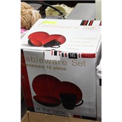 16 PCS.  STONEWEAR TABLEWEAR SET