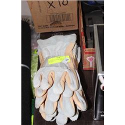 PK OF 5 LEATHER WORKGLOVES
