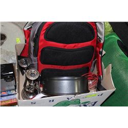 BOX OF KITCHEN AND OTHER MISC.