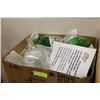 Image 1 : BOX W/  VINTAGE  A & W BOTTLE AND VINTAGE GREEN