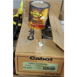CASE OF 6 CABOT BIRCH BARK DECK STAIN