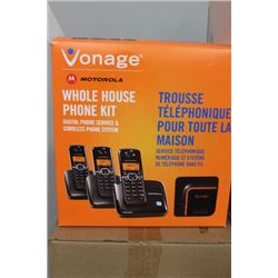 VONAGE MOTOROLA PHONE 3 PHONE SET