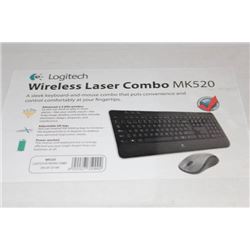 LOGITECH MK-520 WIRELESS KEYBOARD W/ MOUSE
