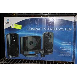 ONN COMPACT CD STEREO SYSTEM