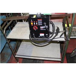 METAL PUSH CART SOLD W/ PRO ART WIRE FEED WELDER