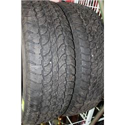 PAIR OF TIMBERLINE R245/65R17 TIRES