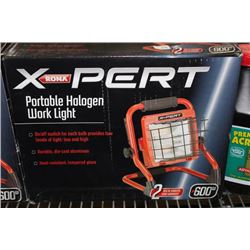X PERT PORTABLE HALOGEN WORK LIGHT