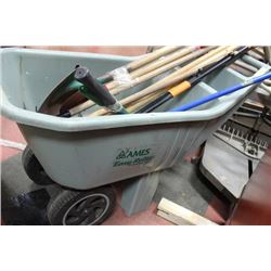 AMES VINYL LAWN CART