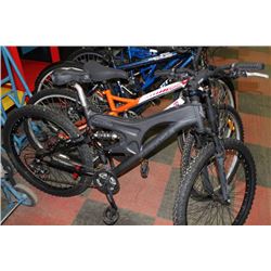 BLACK SUPERCYCLE FULL SUSP MOUNTAIN BIKE