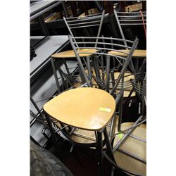 WOOD AND METAL COMMERCIAL SIDECHAIR X15