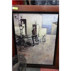 FRAMED ABSTRACT PICTURE