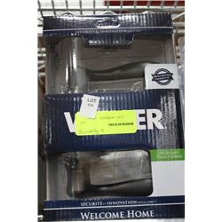 WEISER HALL AND CLOSET BLACK HANDLE SET