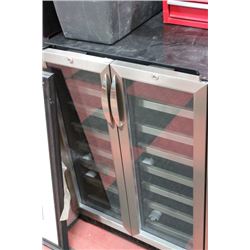 DANBY DOUBLE DOOR WINE COOLER  24x24x34T