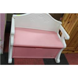 "LITTLE TIKES" BENCH/STORAGE BOX