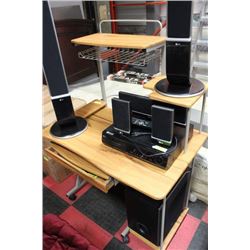 COMPUTER DESK WITH CHAIR