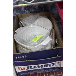 12 PIECE CONNING WARE CASSEROLE DISH AND POTS