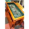 Image 3 : WOOD HIDDEN POKER/ ROULETTE/GAMING TABLE