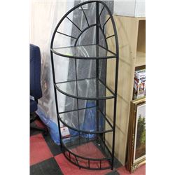 GLASS BLACK SHELF