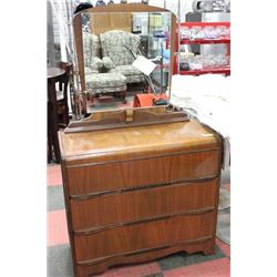 3 DRAWER DRESSER WITH MIRROR