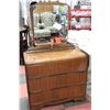 Image 1 : 3 DRAWER DRESSER WITH MIRROR