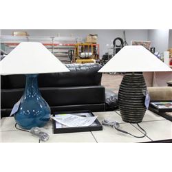 ASST. TABLE LAMPS X2
