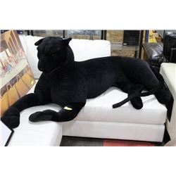 LARGE STUFFED BLACK PANTHER