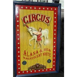 CIRCUS FRAMED PICTURE