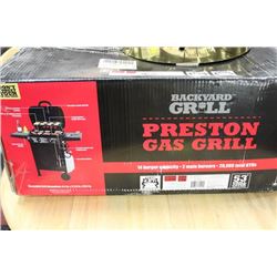 PRESTON BACKYARD GRILL 20,000 BTU - NEW IN BOX