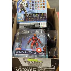 BOX OF NINE HALO 3 FIGURINES NEW IN PACKAGE