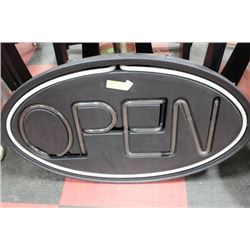 NEON OPEN SIGN, WORKING
