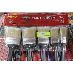 NEW 5 PC PAINTBRUSH SET