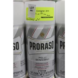 BOTTLE PRORASO SENSITIVE SKIN SHAVING CREAM