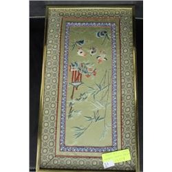 ESTATE ORIENTAL EMBROIDERY IN FRAME