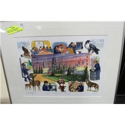 SIGNED AND NUMBERED8/500 YARDLEY JONES CARTOON