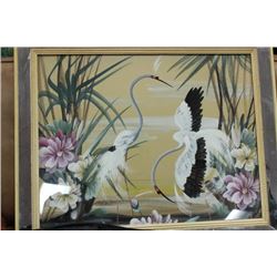 FRAMED HERON FRAMED PICTURE