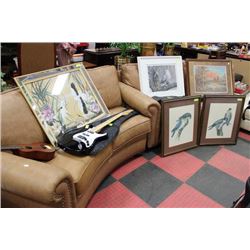 CAMEL TONE NAILHEAD SECTIONAL FRAGMENT