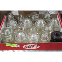 DOMINION VINTAGE GLASS INSULATOR (16)