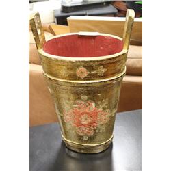 GOLDTONE PLANTER VASE