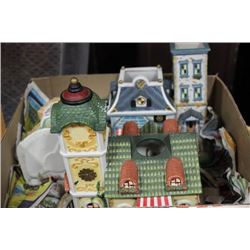BOX W/ PARTY-LITE CANDLE HOUSES