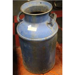 VINTAGE BLUE MILK CHURN