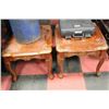 Image 1 : PAIR OF DAMAGED END TABLES