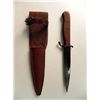 Image 1 : NAZI CLOSE COMBAT/BOOT KNIFE WITH LEATHER SHEATH